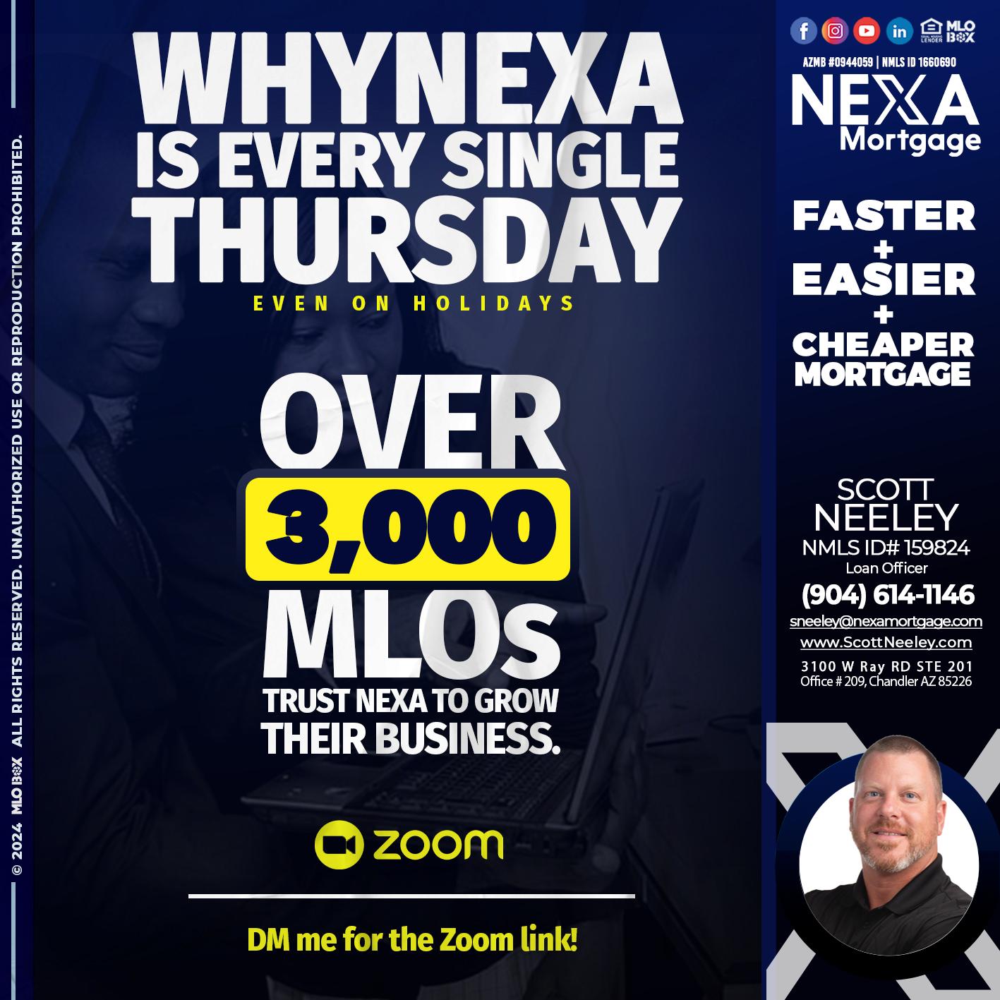 why NEXA - Scott Neeley -Loan Officer