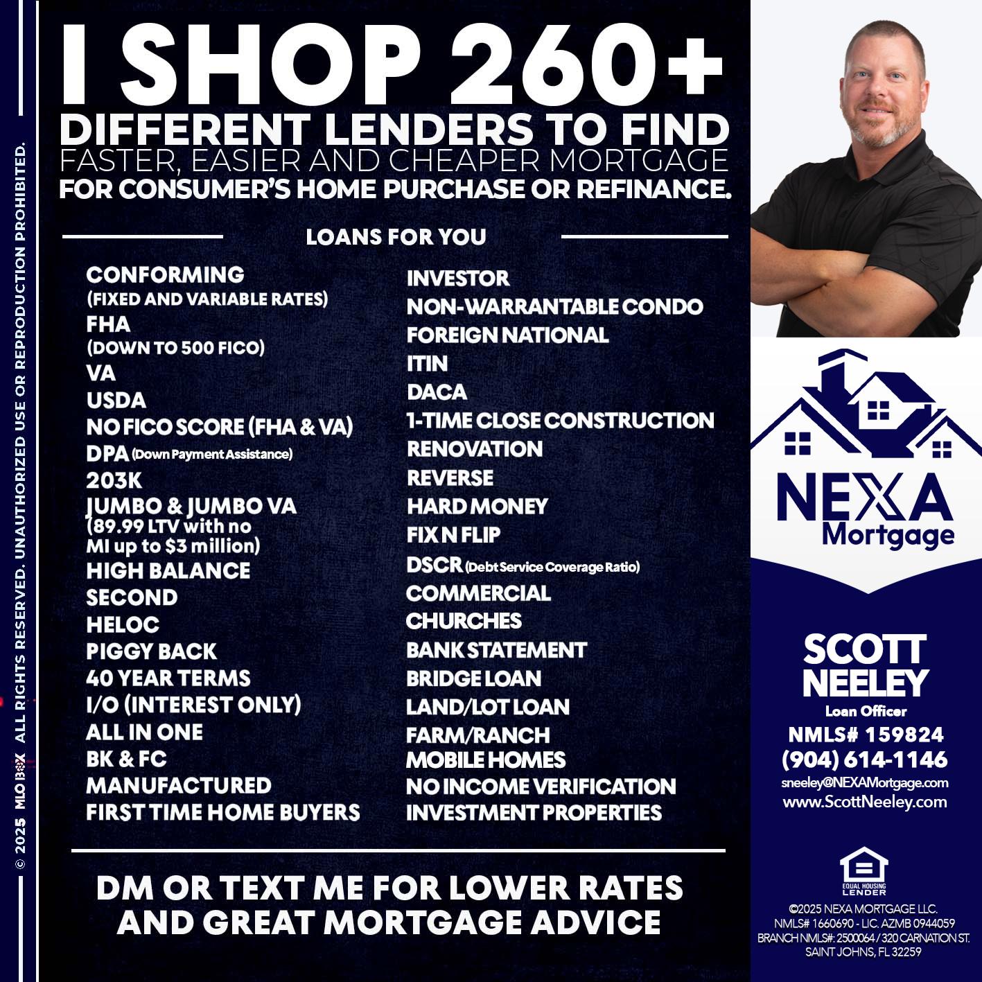 I SHOP +260 - Scott Neeley -Loan Officer