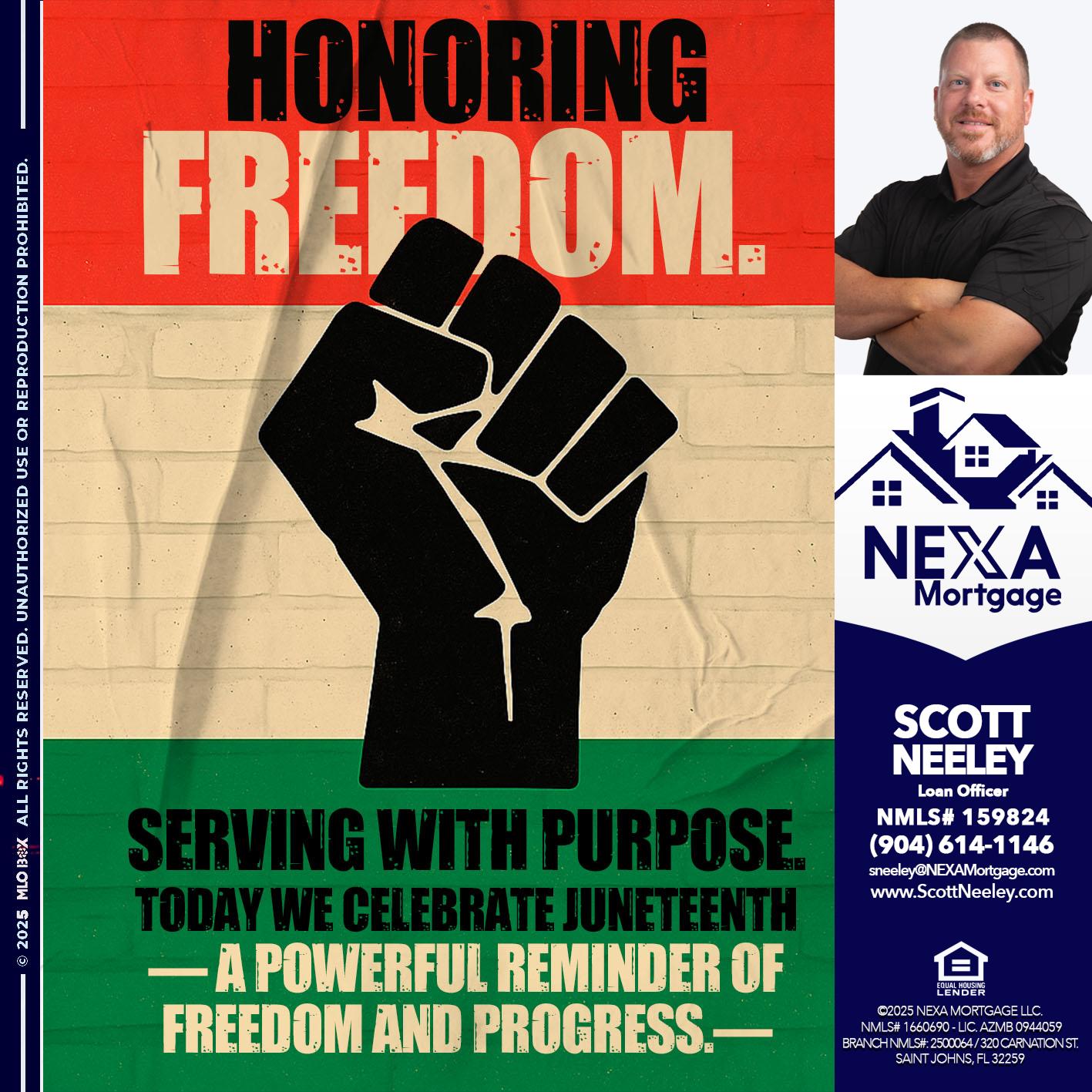HONORING FREEDOM - Scott Neeley -Loan Officer