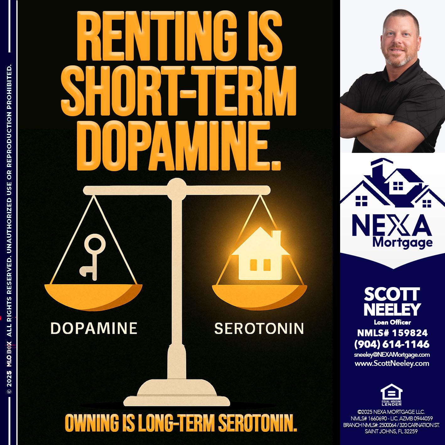 RENTING IS SHORT TERM - Scott Neeley -Loan Officer