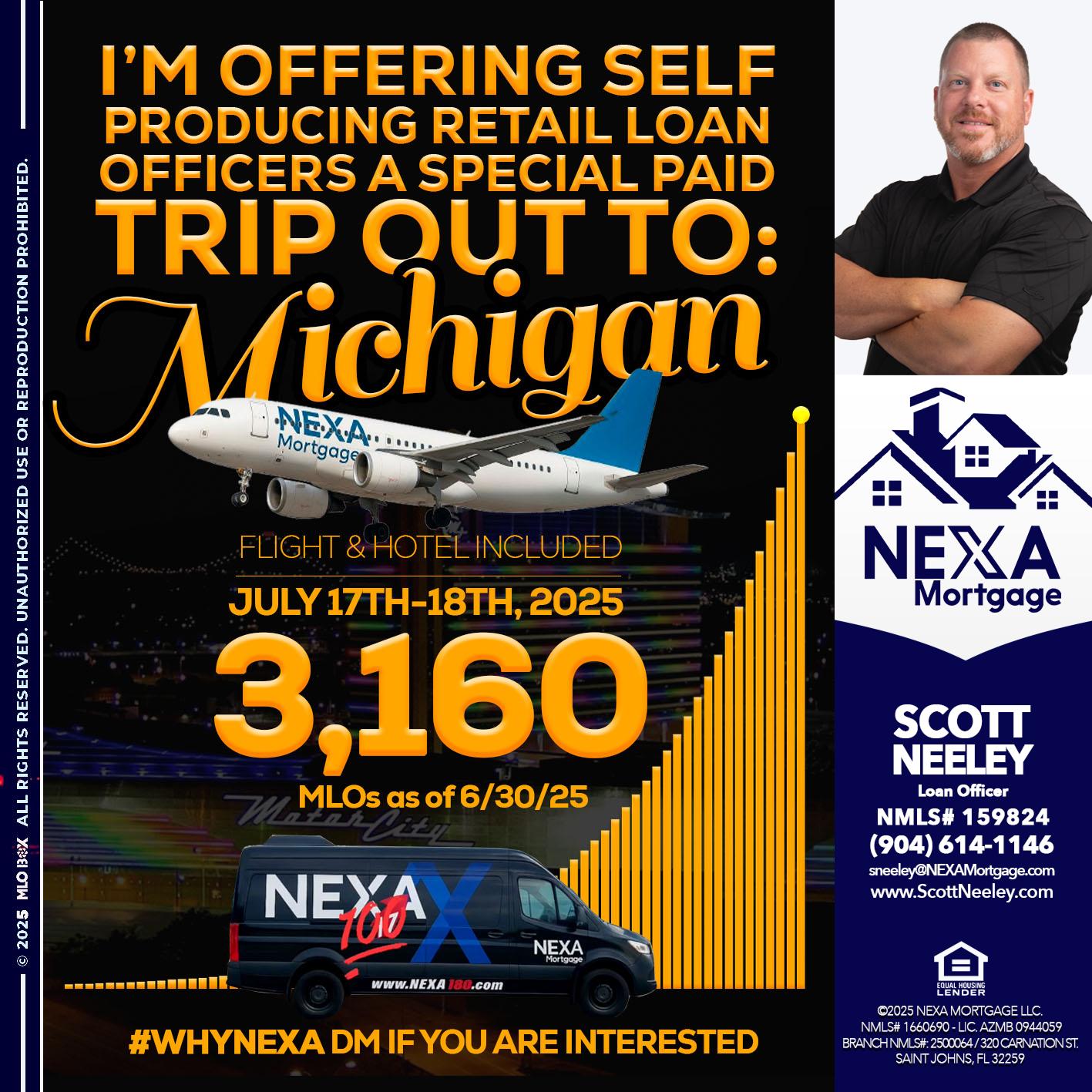 MICHIGAN TRIP - Scott Neeley -Loan Officer
