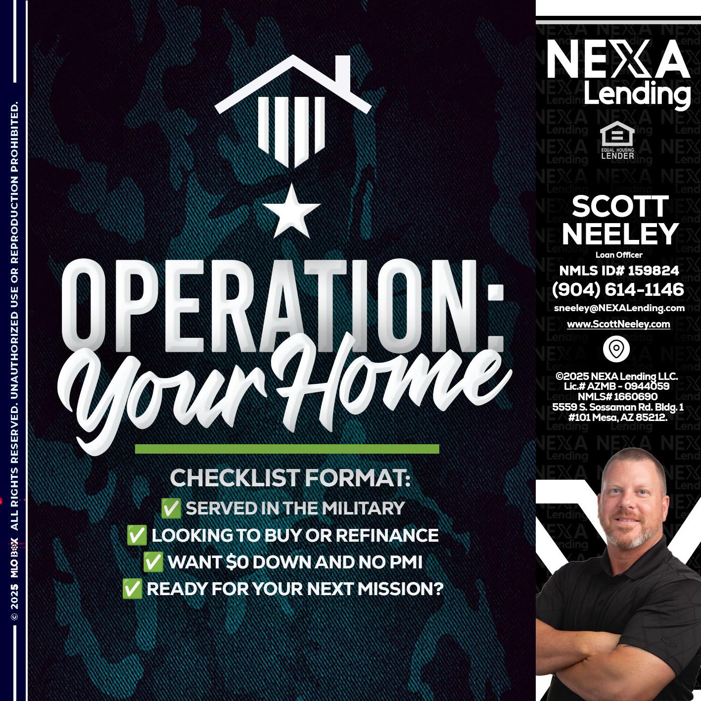 OPERATION YOUR HOME - Scott Neeley -Loan Officer