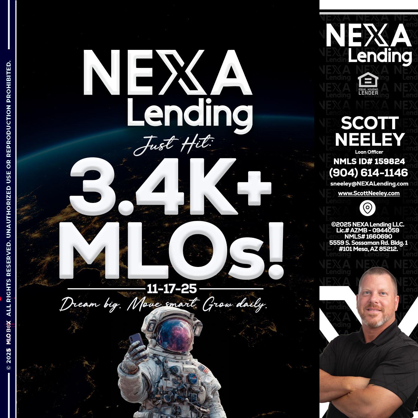 3.4K MLOs - Scott Neeley -Loan Officer