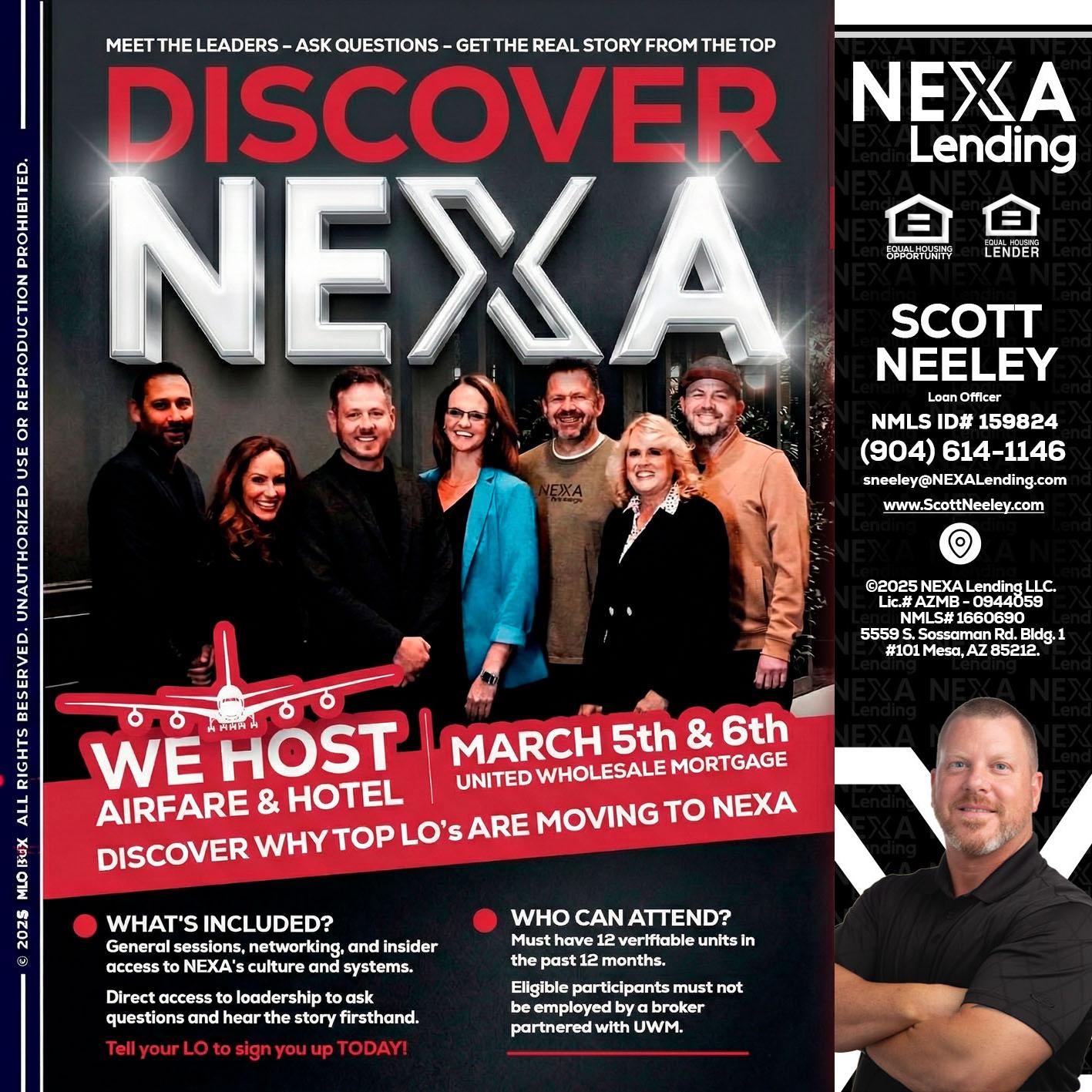 DISCOVER NEXA - Scott Neeley -Loan Officer