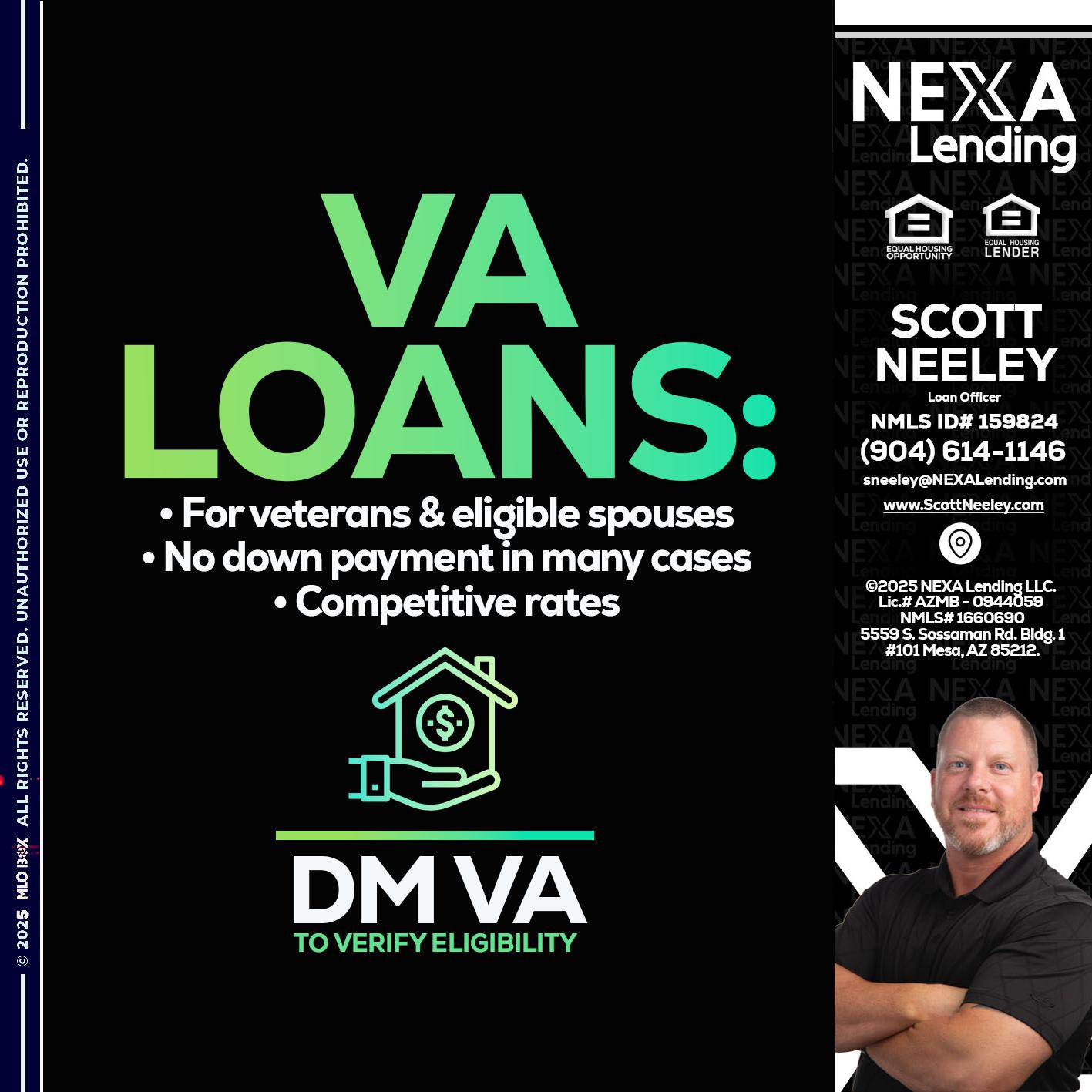 VA LOANS - Scott Neeley -Loan Officer