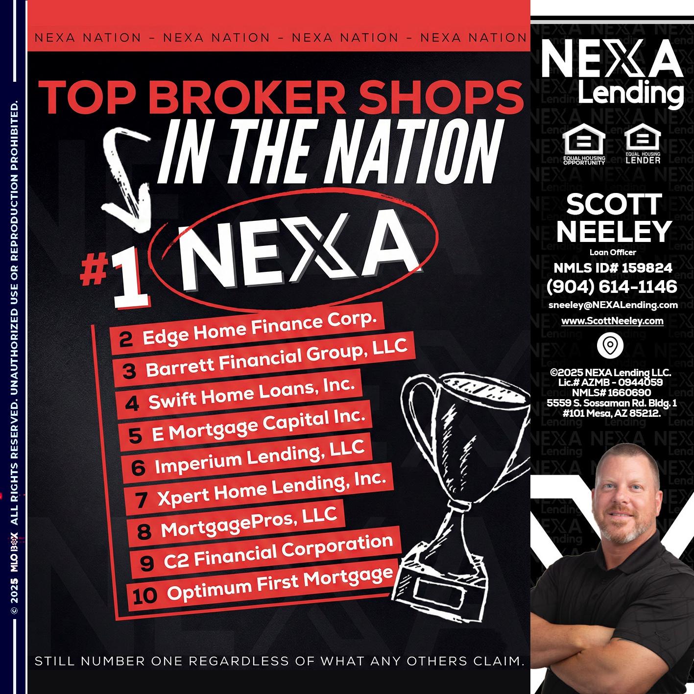 top broker - Scott Neeley -Loan Officer