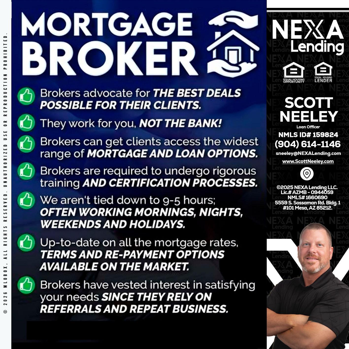MORTGAGE BROKER - Scott Neeley -Loan Officer