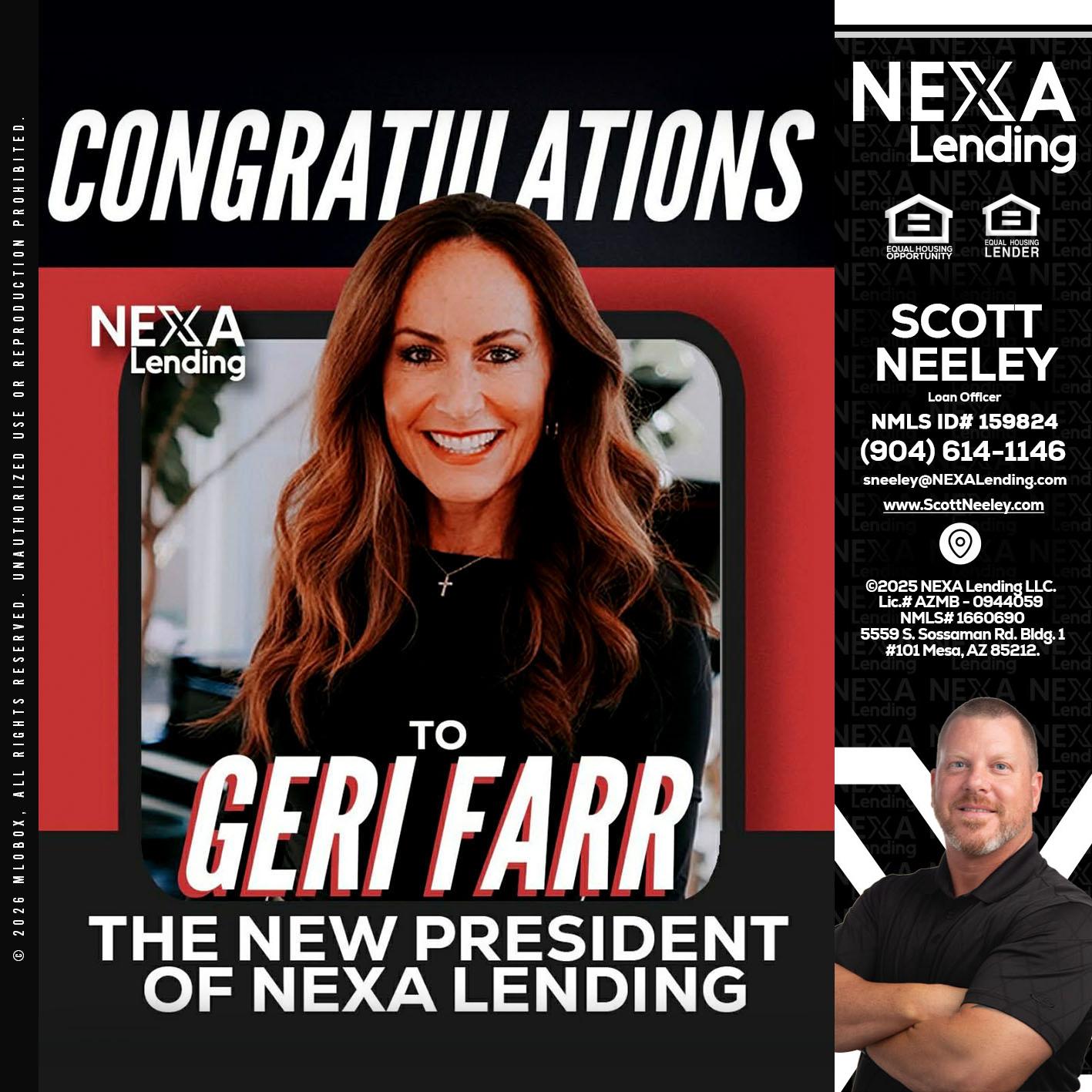 CONGRATULATIONS - Scott Neeley -Loan Officer