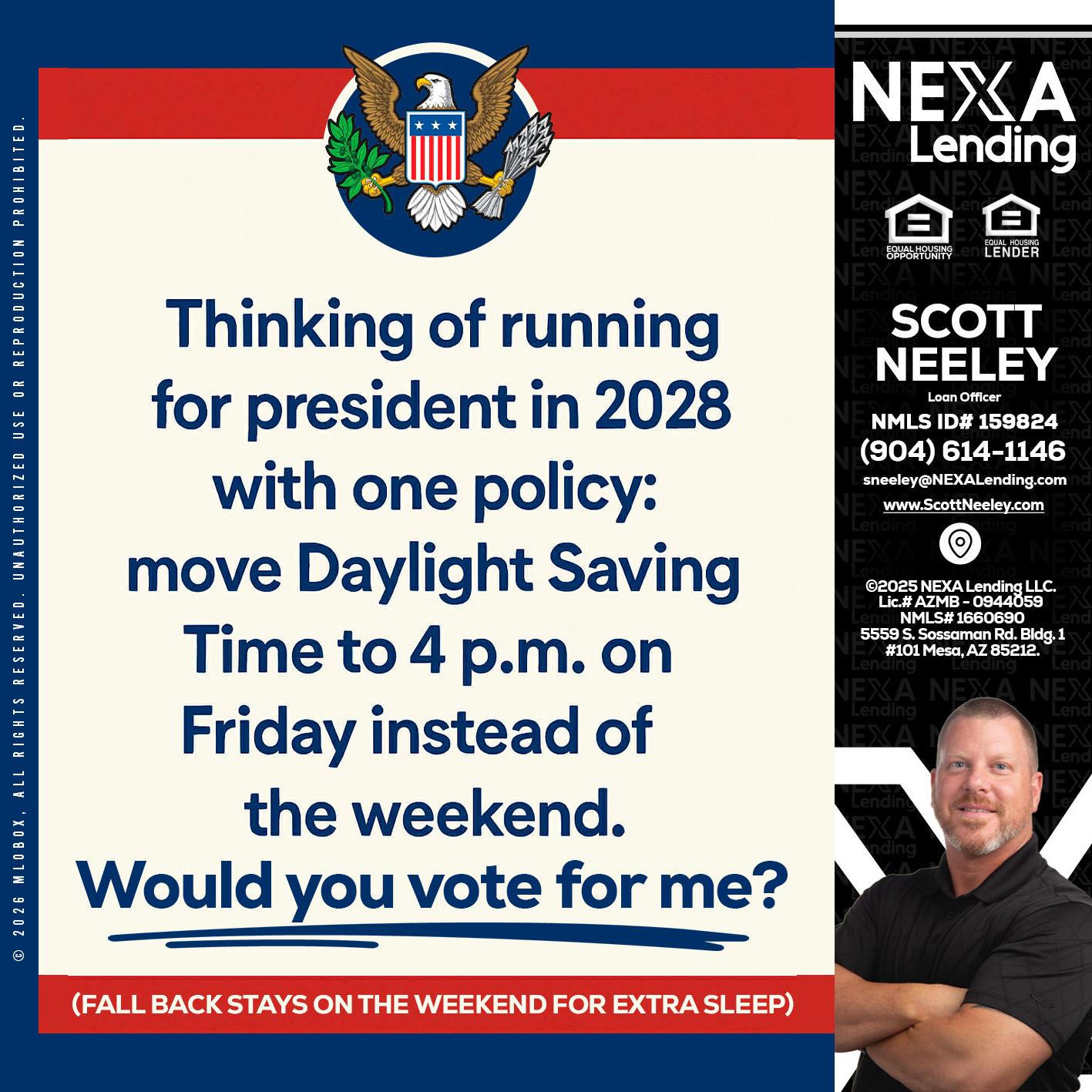 THINKING OF RUNING - Scott Neeley -Loan Officer