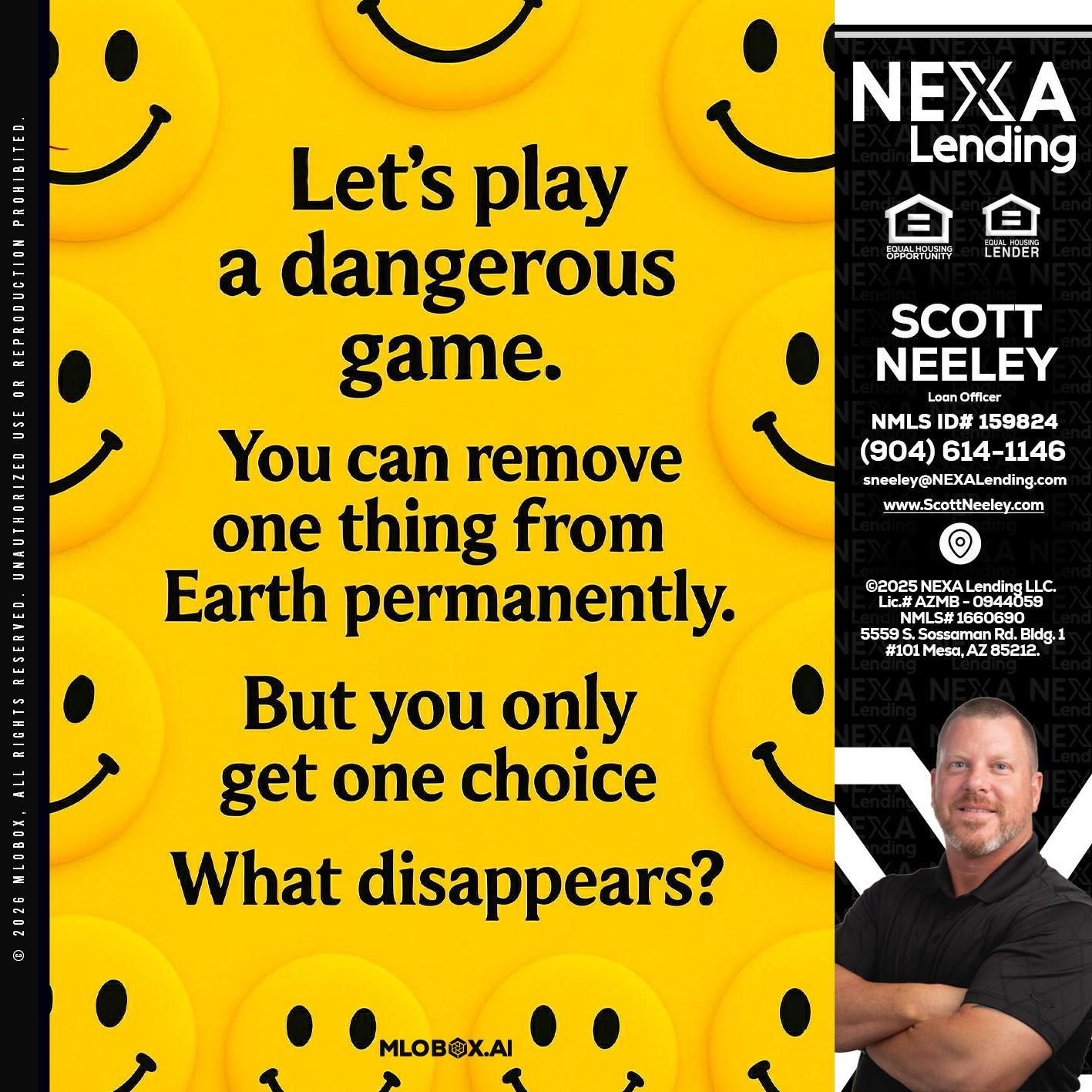 LETS PLAY - Scott Neeley -Loan Officer