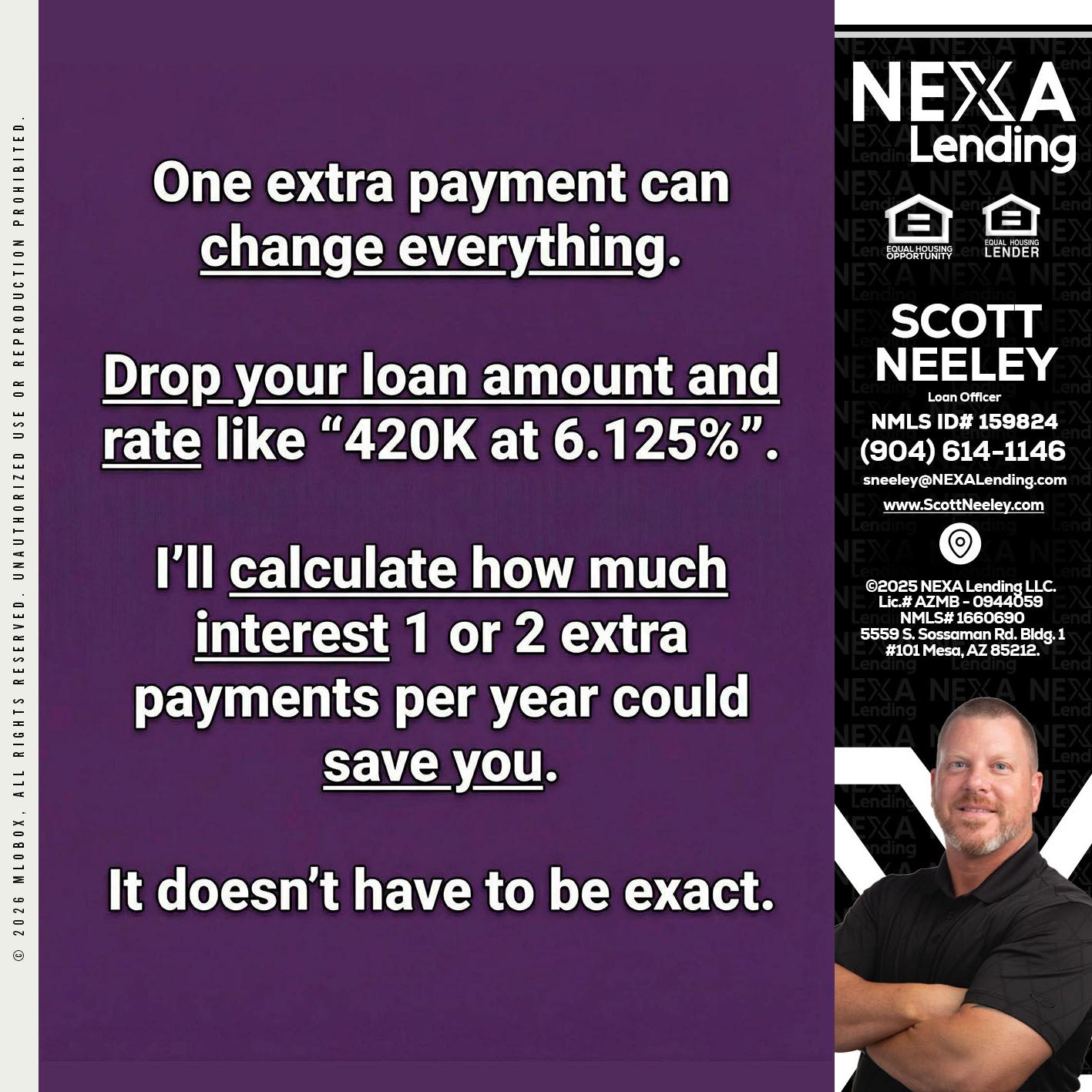 ONE EXTRA - Scott Neeley -Loan Officer