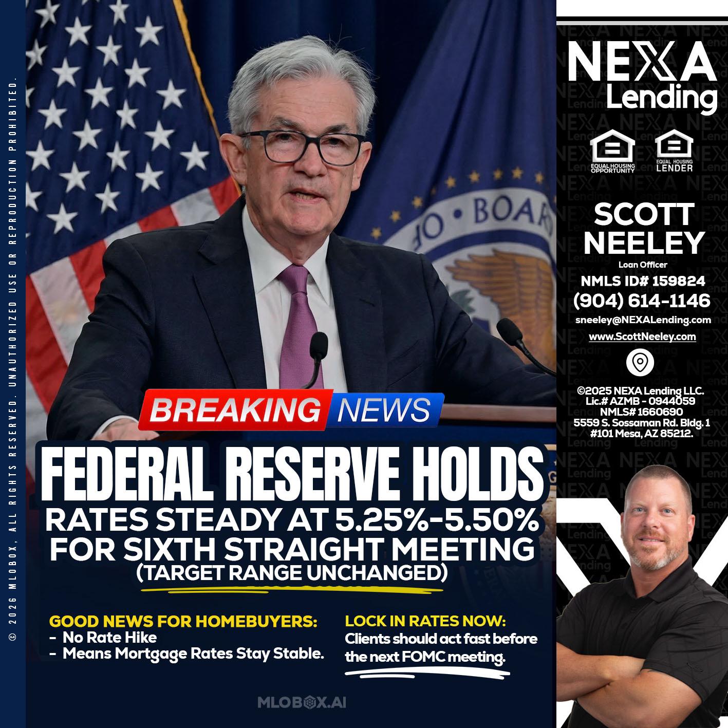 federal reserve - Scott Neeley -Loan Officer