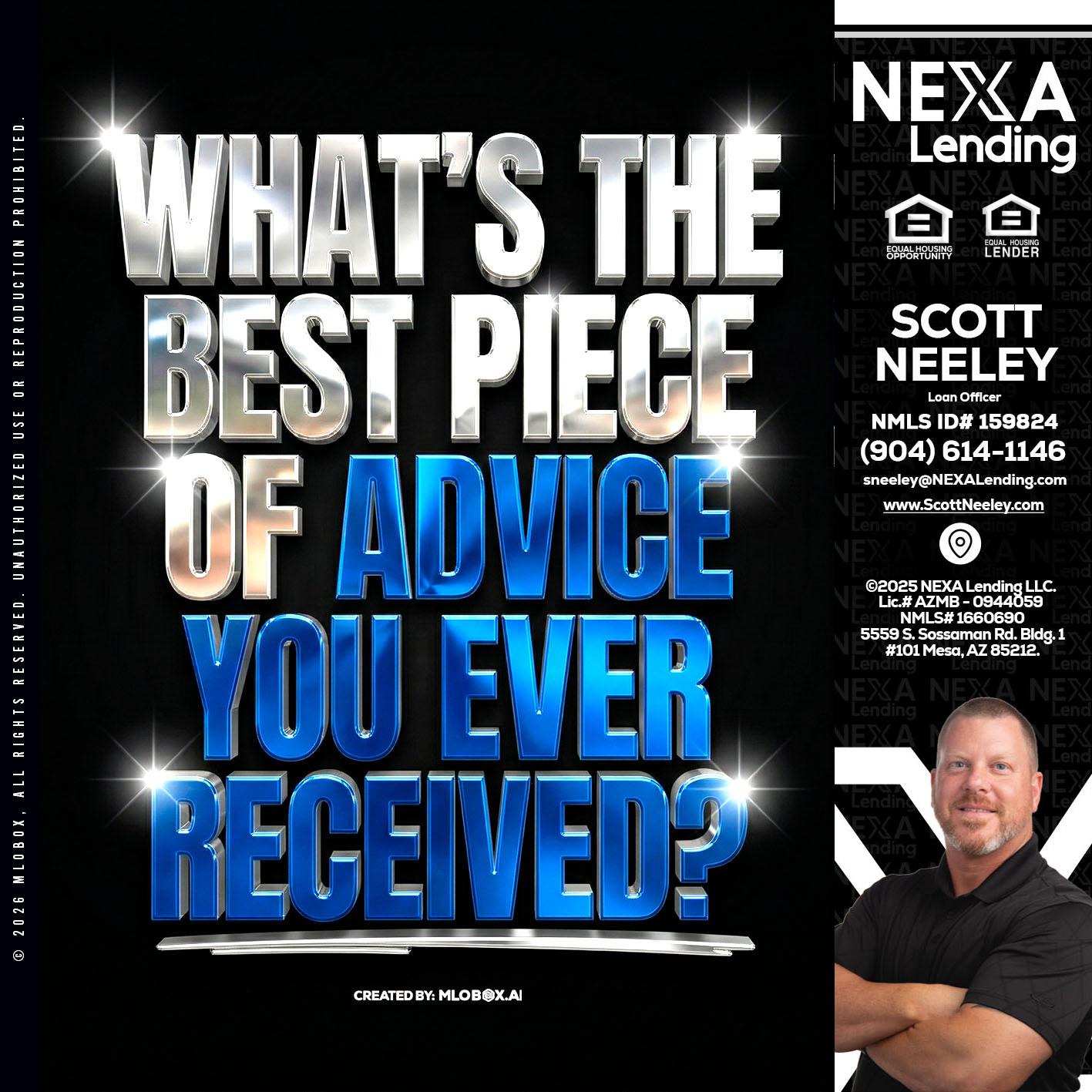 WHATS THE BEST - Scott Neeley -Loan Officer