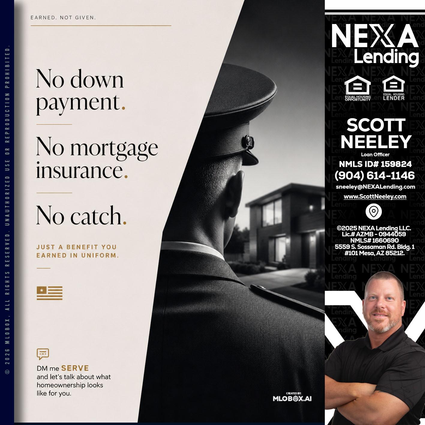 NO DOWN PAYMENT - Scott Neeley -Loan Officer