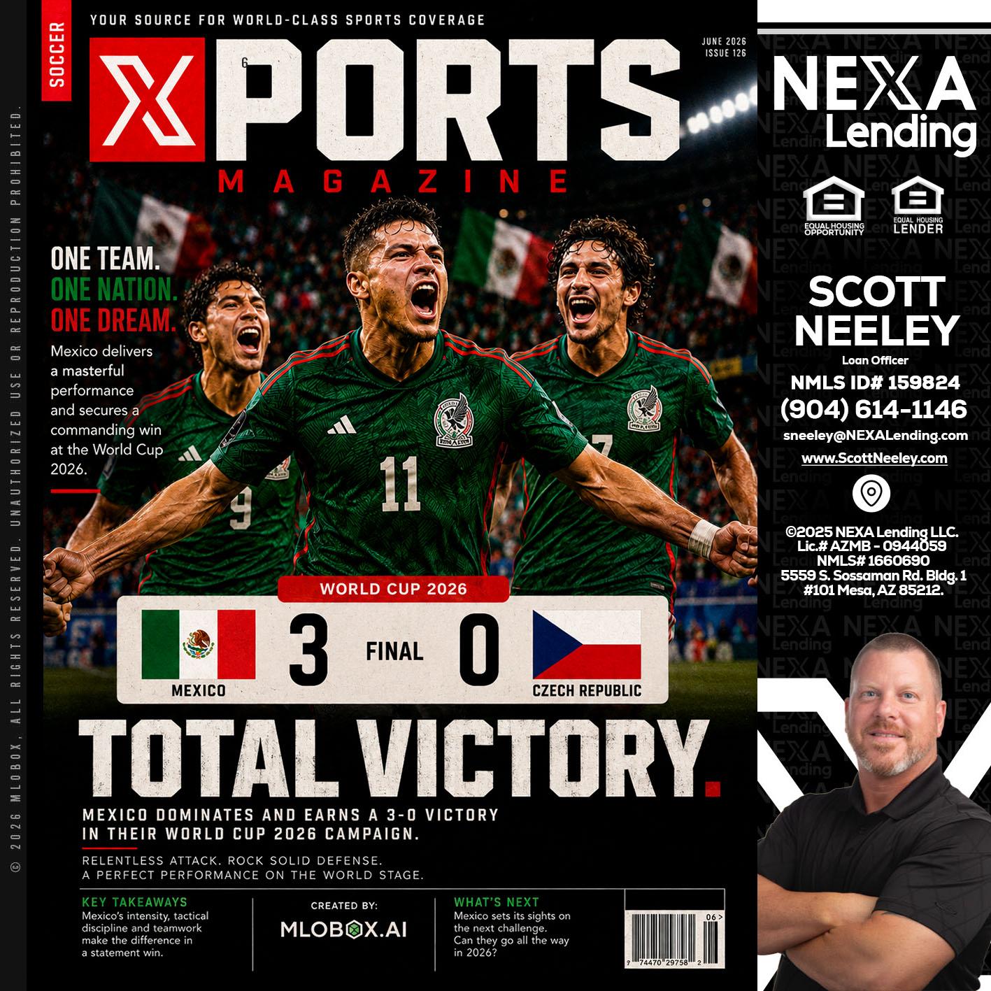 World Cup 2026 MEX 1-0 CZECH - Scott Neeley -Loan Officer