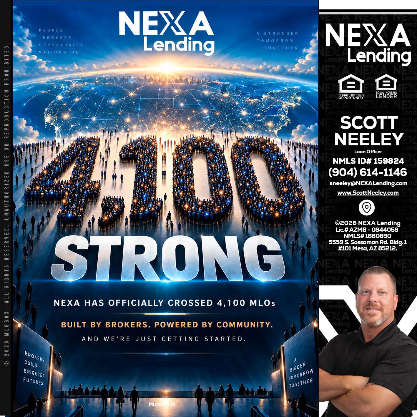 4,100 MLOs - Scott Neeley -Loan Officer