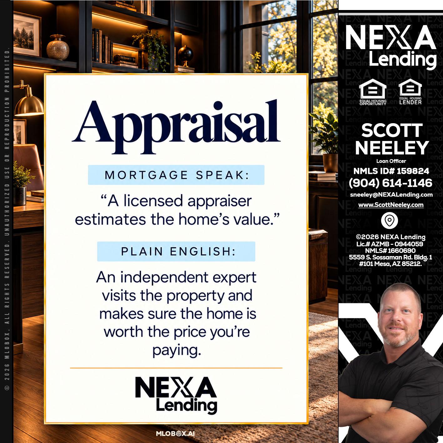 appraisal - Scott Neeley -Loan Officer