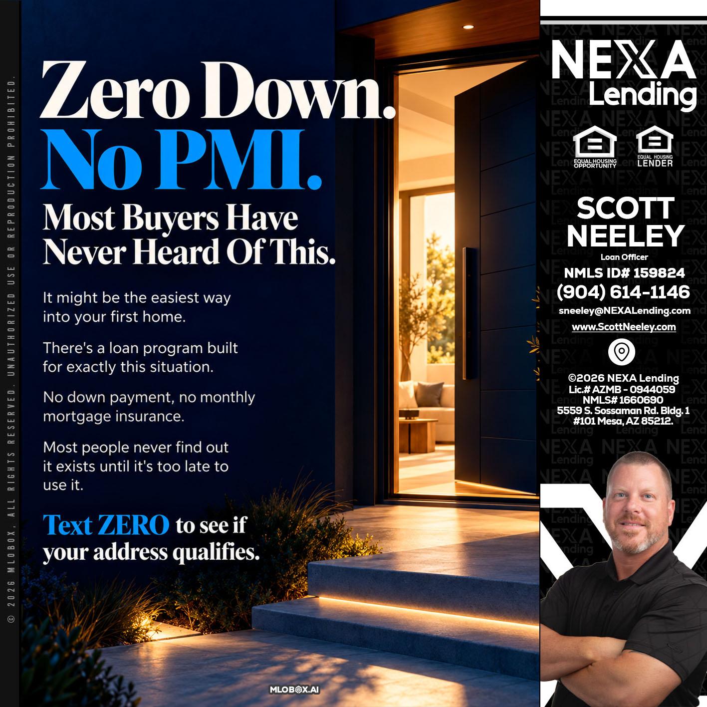 zero down - Scott Neeley -Loan Officer